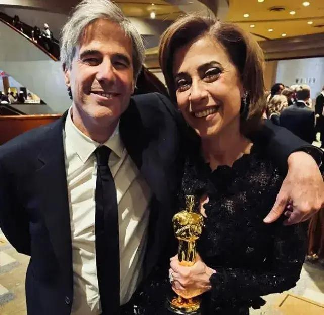 Fernanda Torres comemora vitória de 'Ainda Estou Aqui' no Oscar