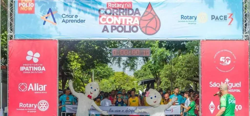 Ipatinga: Prefeitura impulsiona ações de saúde na Corrida contra a Pólio