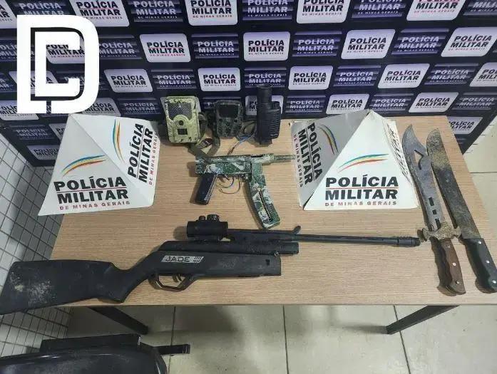 Vargem Alegre: Arma de fogo apreendida em caso de violência doméstica