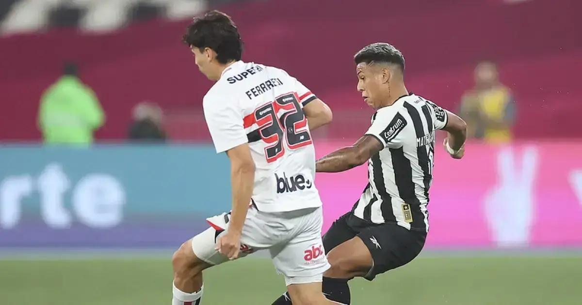 Botafogo e São Paulo ficam só no empate: 2 a 2 na Série A