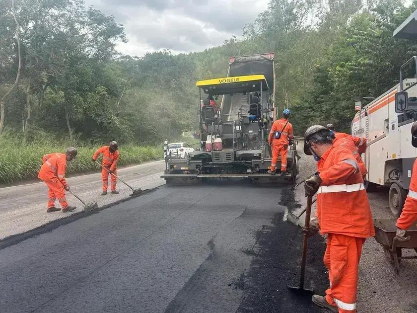 Interrupção das obras na BR-381 durante o feriado do Dia do Trabalhador