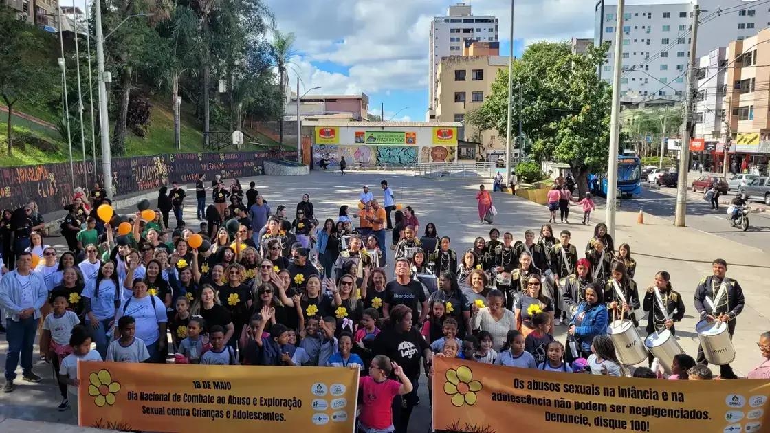 Caminhada em João Monlevade marca o Dia Nacional de Combate ao Abuso Sexual de Crianças