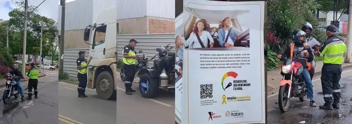 Maio Amarelo: Iniciativa busca reduzir acidentes de trânsito em Itabira