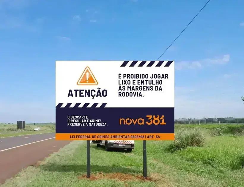 Nova 381 remove 790 toneladas de lixo em 70 dias na BR-381
