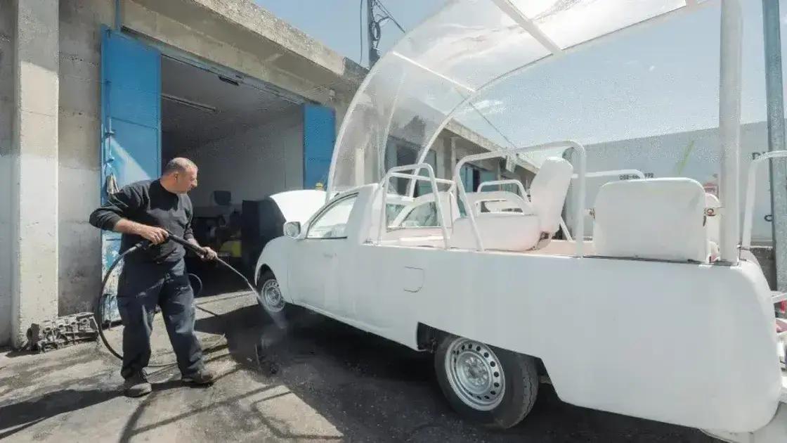 Papamóvel do Papa Francisco se transforma em clínica móvel para crianças na Gaza