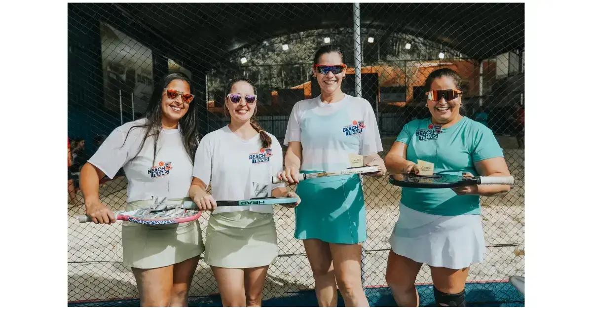 Torneio de Beach Tennis marca inauguração das novas quadras do Clube Real