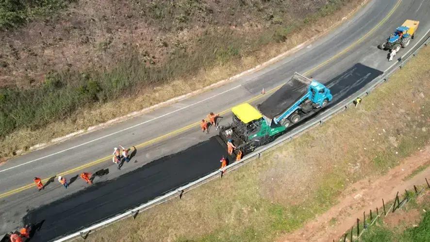Acompanhe as intervenções na BR-381 entre Caeté e Governador Valadares esta semana