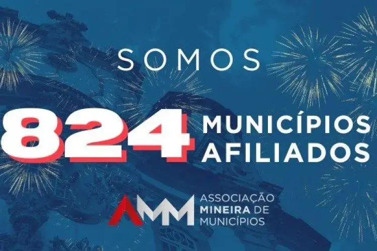 AMM se aproxima da totalidade dos municípios mineiros e alcança 824 filiados com adesão de Senador Firmino
