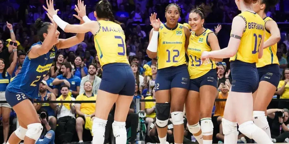 Brasil mantém 100% de aproveitamento na Liga das Nações com vitória sobre os EUA