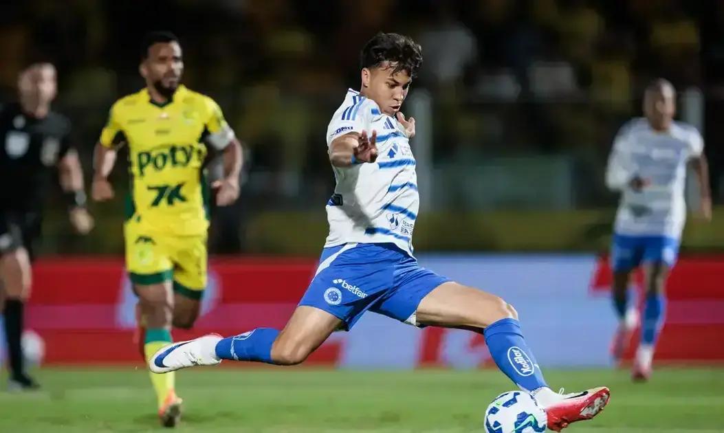 Cruzeiro empata com o Mirassol e agora está em 3º no Brasileirão