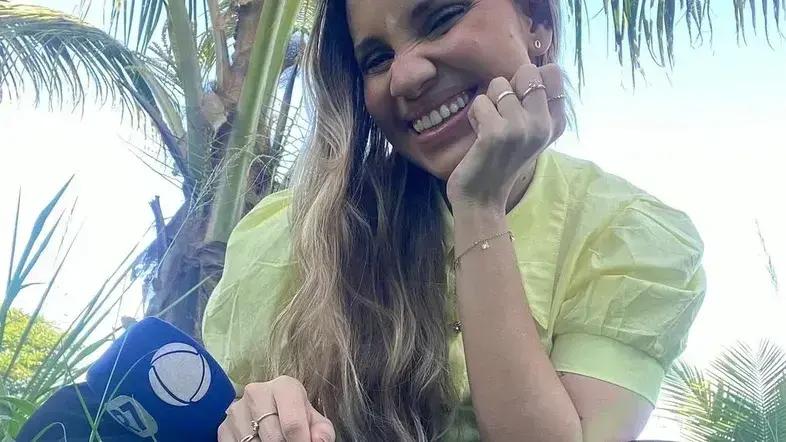 Repórter da Record surpreende ao entrar em trabalho de parto ao vivo