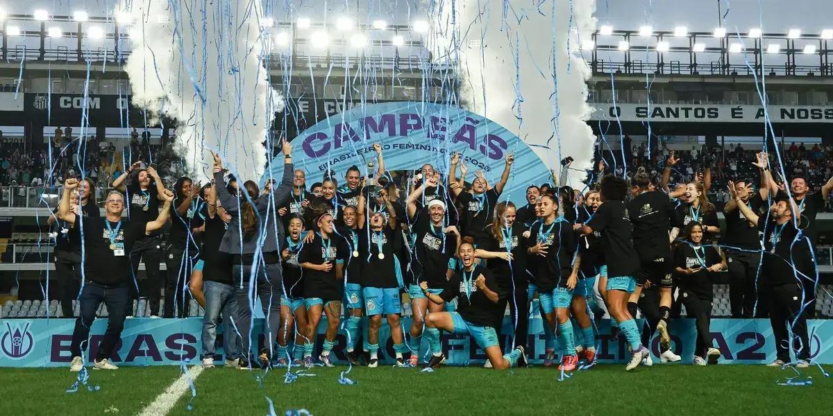 Santos empata com Botafogo e garante título do Brasileirão Feminino A2