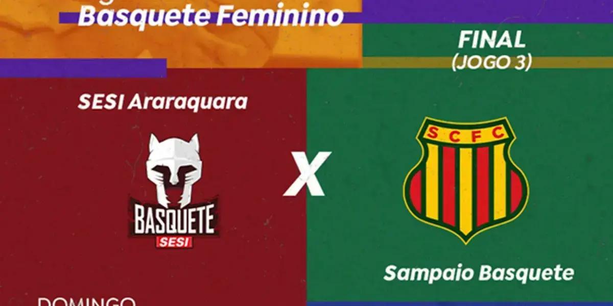 TV Brasil exibe duelo decisivo entre Sesi Araraquara e Sampaio Basquete na LBF