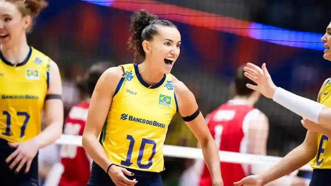 Brasil conquista bronze no Mundial de Vôlei ao vencer Japão em um jogo emocionante