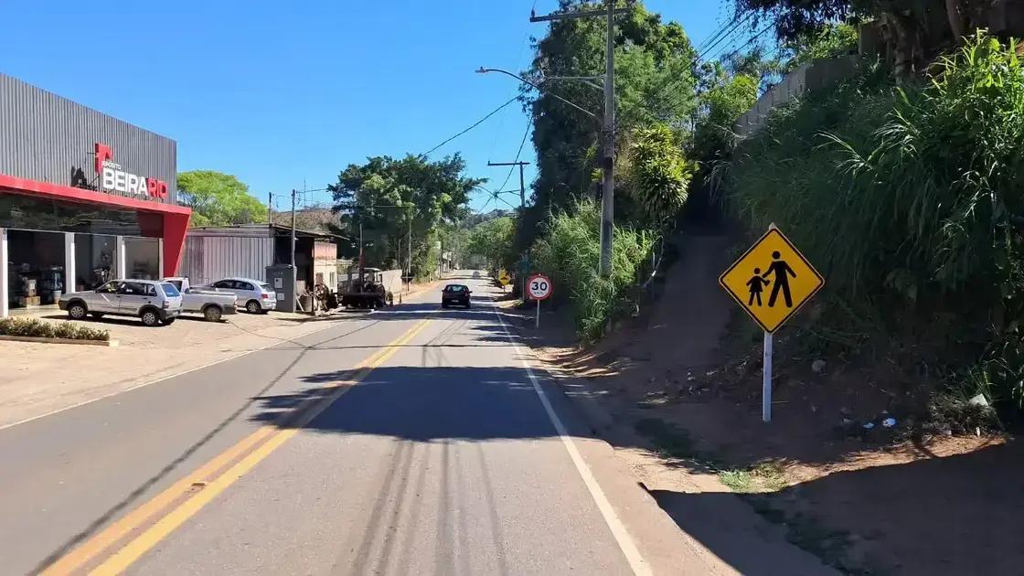 Intervenções do DER em MG-123 reforçam segurança em Rio Piracicaba