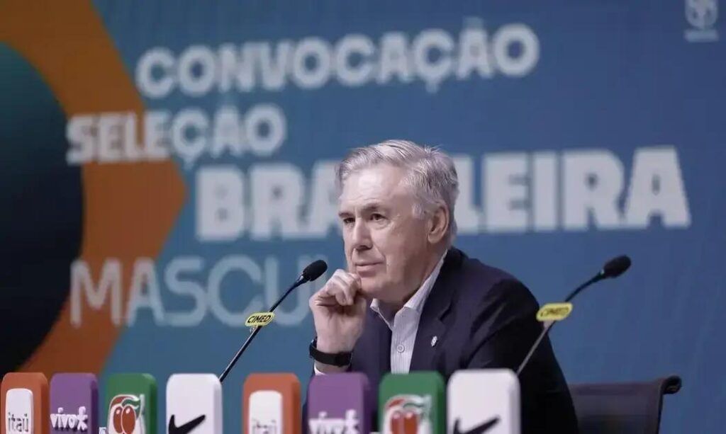 Carlo Ancelotti anuncia convocação da seleção para amistosos em novembro