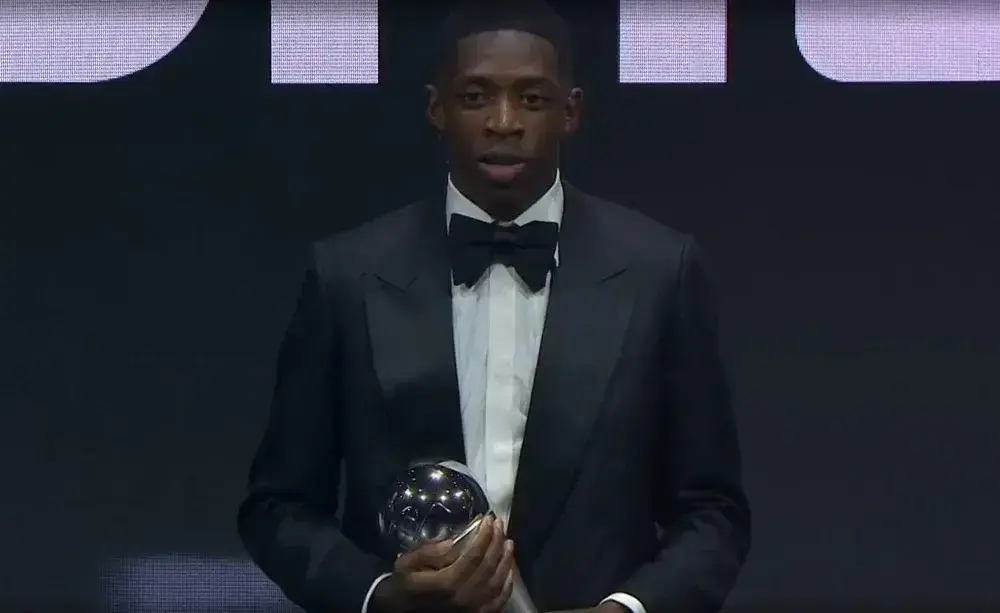 FIFA premia Dembélé e Bonmati como melhores do mundo em evento sem brasileiros FIFA premia Dembélé e Bonmati como melhores do mundo em evento sem brasileiros