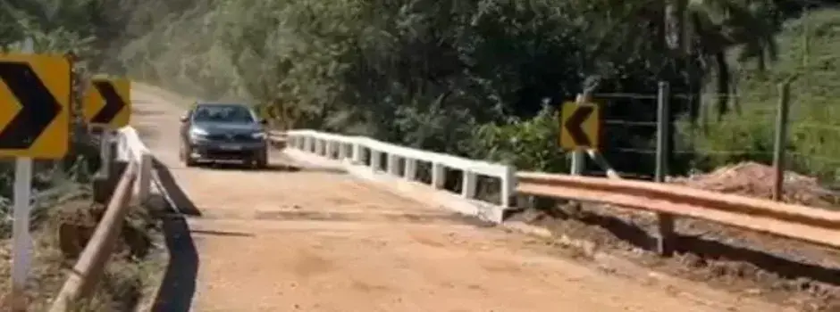 DER-MG libera tráfego na ponte da MG-030 após obra de recuperação