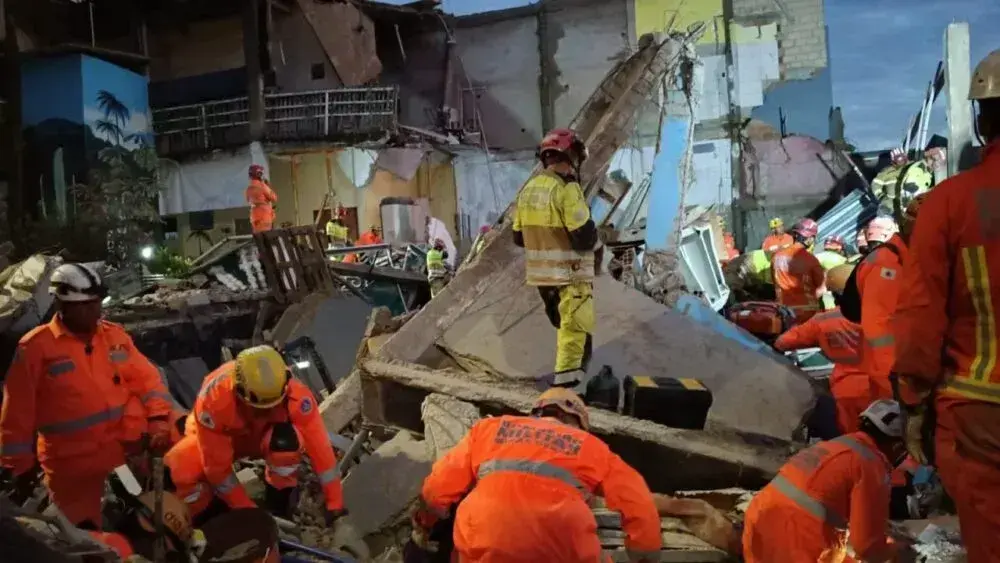 Desabamento de asilo em Belo Horizonte: quatro mortos e oito desaparecidos