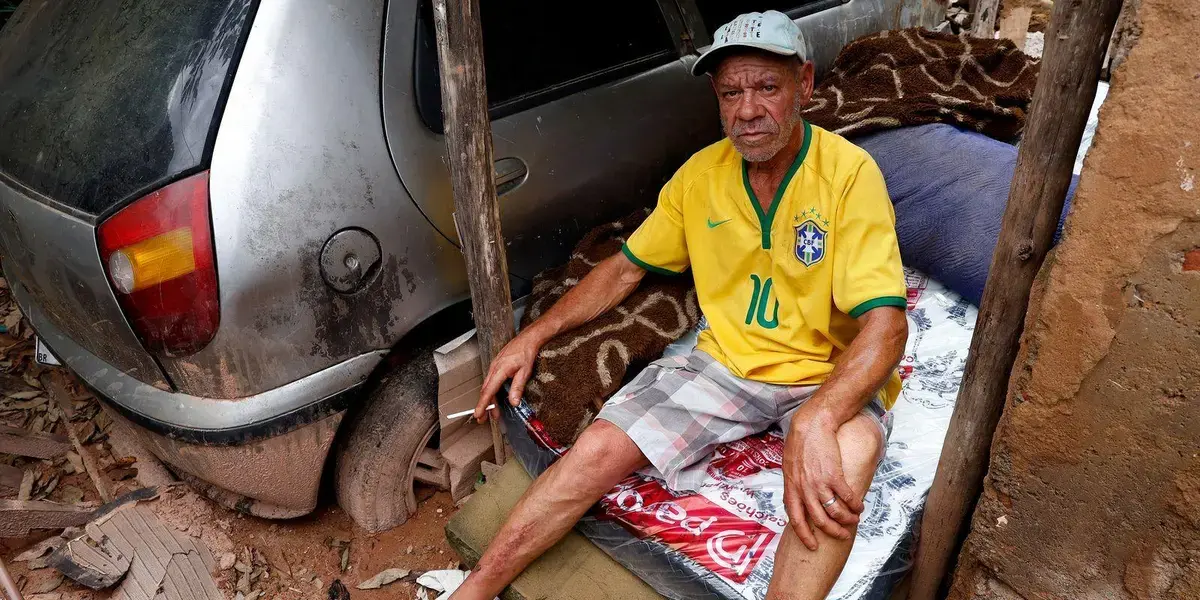 Gilvan Leal Luzia: morador de Juiz de Fora vive entre escombros da tragédia