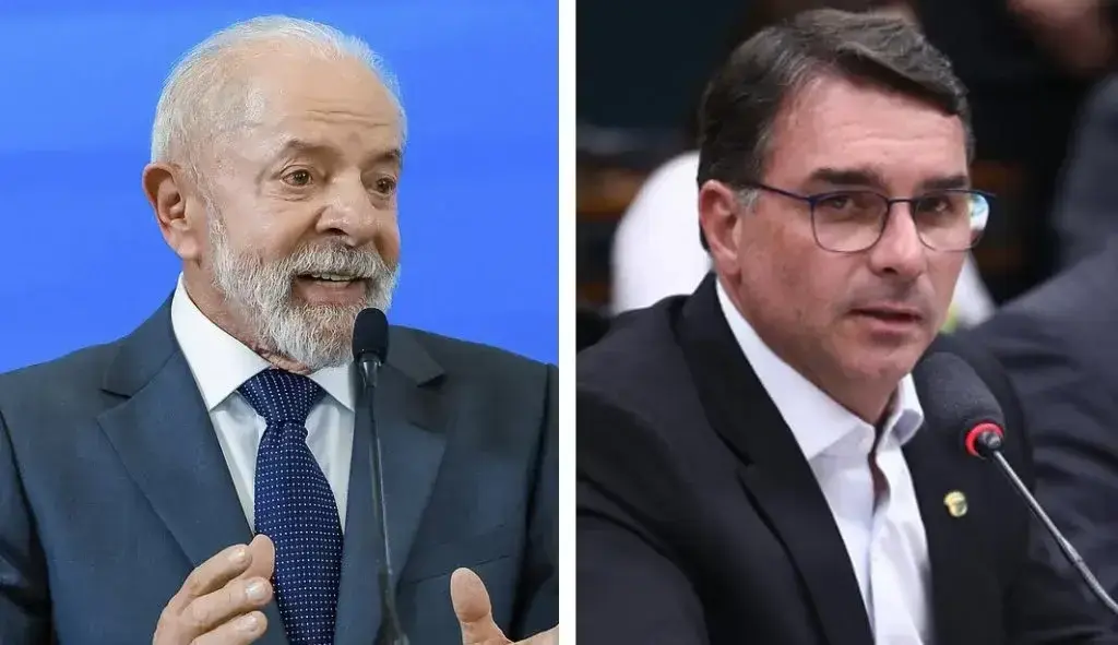 Pesquisa BTG/Nexus: Lula e Flávio Bolsonaro empatam nas intenções de voto