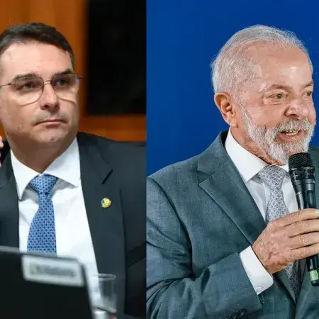 Pesquisa revela Flávio Bolsonaro tecnicamente empatado com Lula no 2º turno