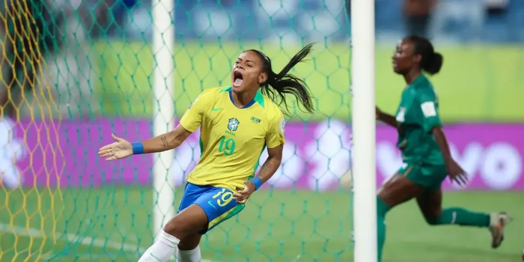 Brasil brilha e vence Zâmbia por 6 a 1 no Fifa Series feminino Brasil brilha e vence Zâmbia por 6 a 1 no Fifa Series feminino