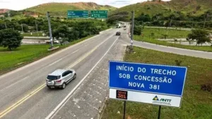 Obras na BR-381 exigem atenção redobrada dos motoristas