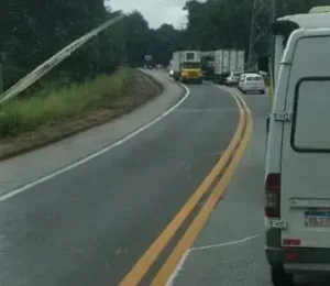 Intervenções na BR-381 provocam lentidão entre Belo Horizonte e Governador Valadares