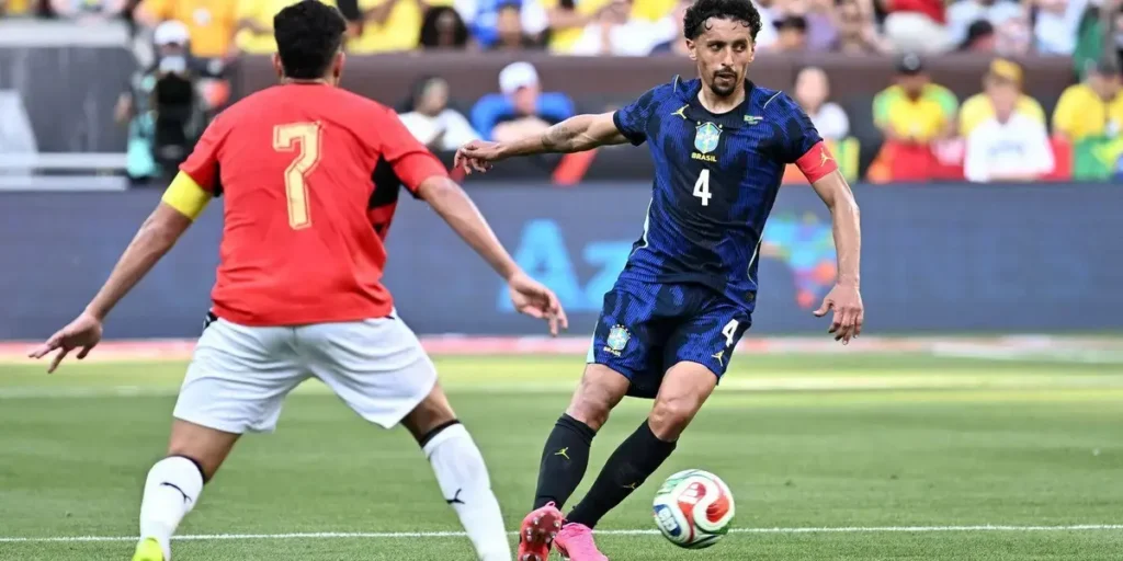 Brasil vence Egito em amistoso final antes da Copa do Mundo 2026 Brasil vence Egito em amistoso final antes da Copa do Mundo 2026