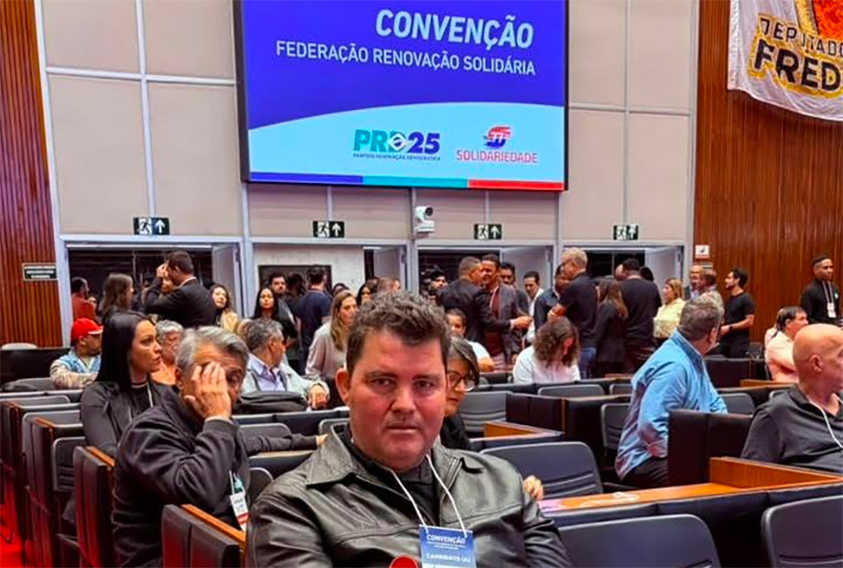 Márcio Lima tem candidatura a deputado estadual confirmada em convenção do PRD e Solidariedade