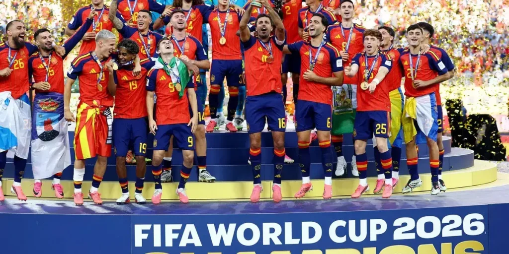 Espanha conquista o bi na Copa ao vencer Argentina na prorrogação Espanha conquista o bi na Copa ao vencer Argentina na prorrogação