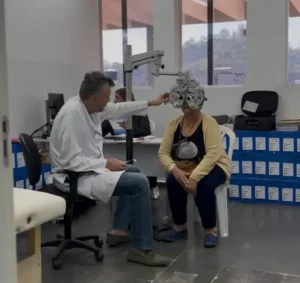 Mutirão de exames oftalmológicos em Barão de Cocais atende 145 moradores e reduz filas