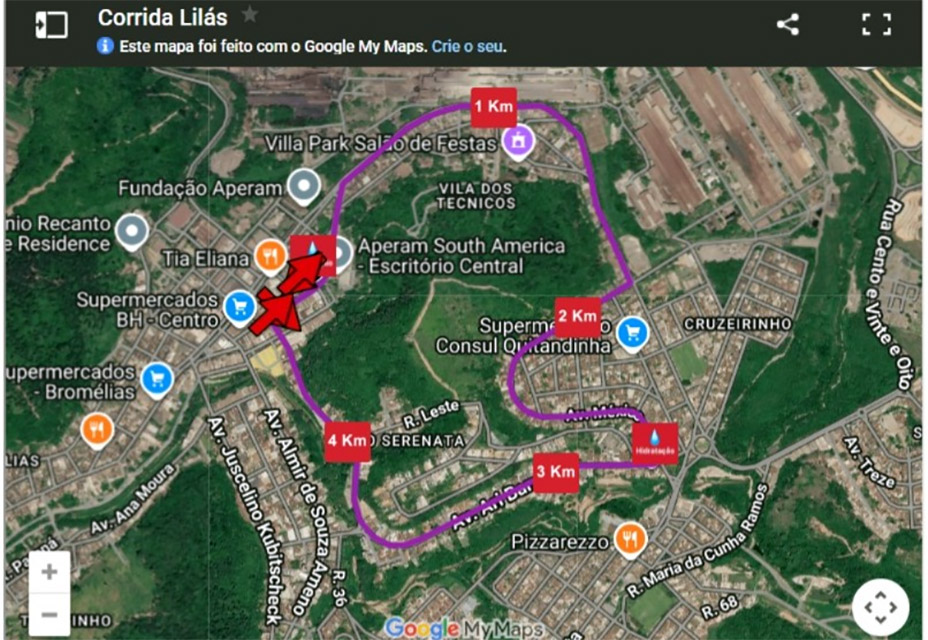 1ª Corrida Agosto Lilás entrega kits às participantes neste sábado