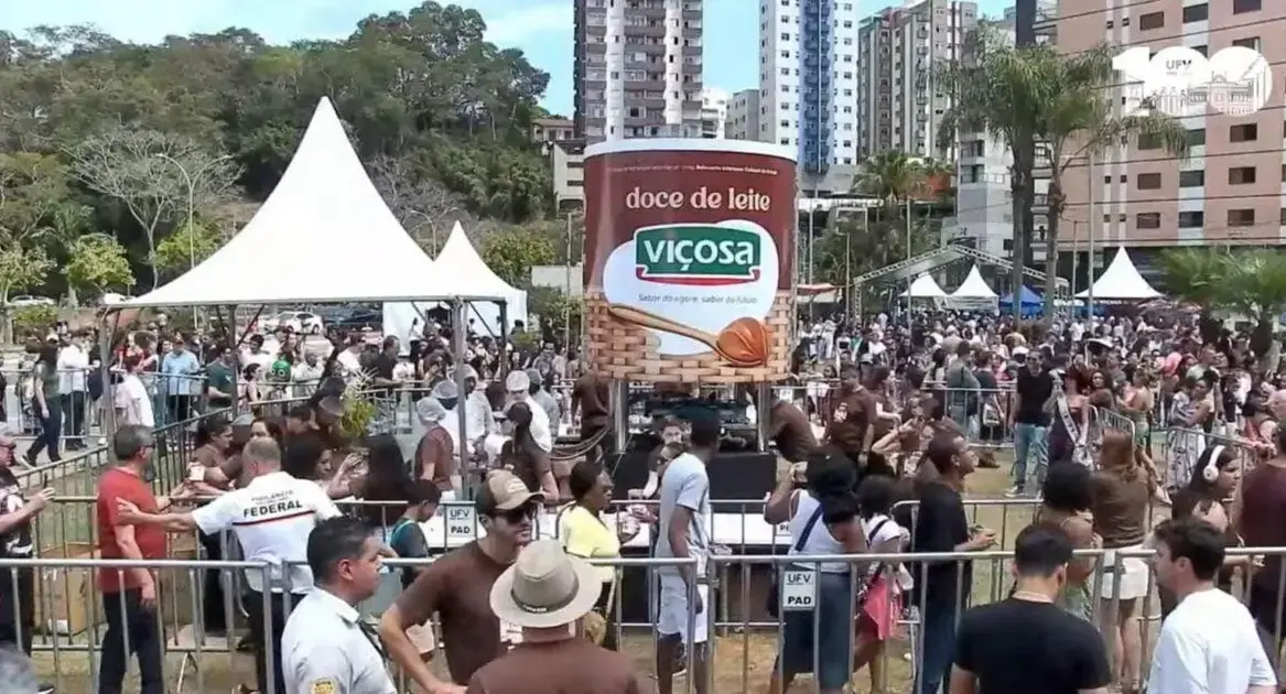 UFV produz 3,4 toneladas de doce de leite e quebra recorde nacional