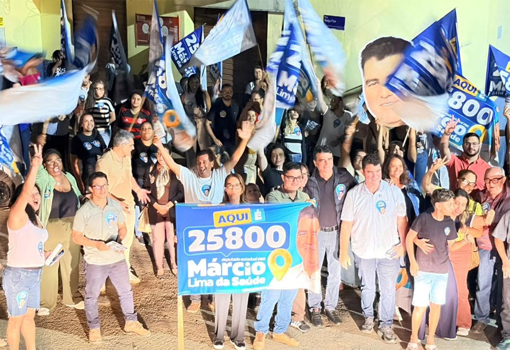 Márcio Lima amplia campanha com caminhadas noturnas e intensifica agenda na região