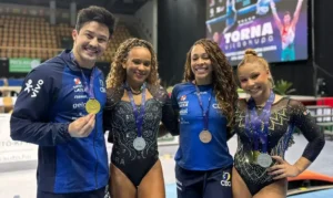 Brasil brilha na Copa do Mundo de Ginástica com cinco medalhas na Hungria