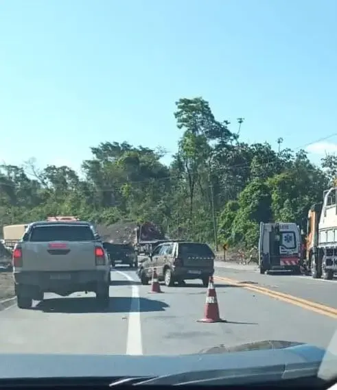 Colisão na BR-381 resulta em fatalidade entre Barão de Cocais e São Gonçalo do Rio Abaixo
