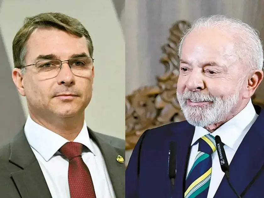 Lula lidera pesquisa, mas Flávio Bolsonaro está em empate técnico