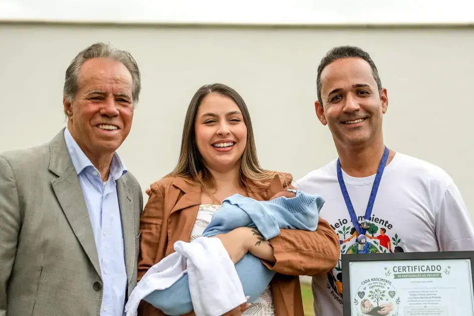 São Gonçalo do Rio Abaixo lança projeto que planta uma árvore a cada nascimento