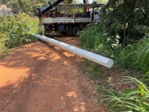 Início das obras de iluminação e rede elétrica no Jambreiro, Itabira