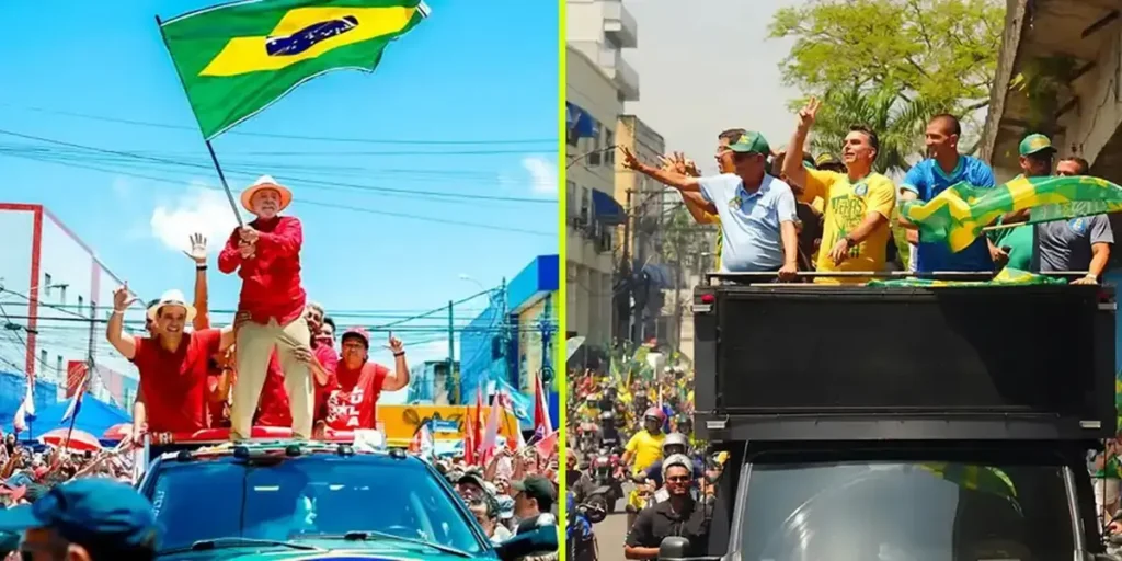 Lula e Flávio Bolsonaro destacam propostas em eventos de campanha Lula e Flávio Bolsonaro destacam propostas em eventos de campanha