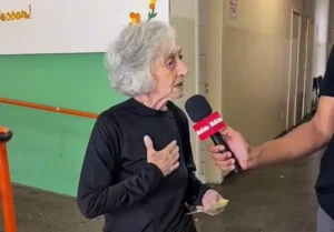 Maria do Carmo Amoroso, 83 anos, defende a importância do voto em Itabira