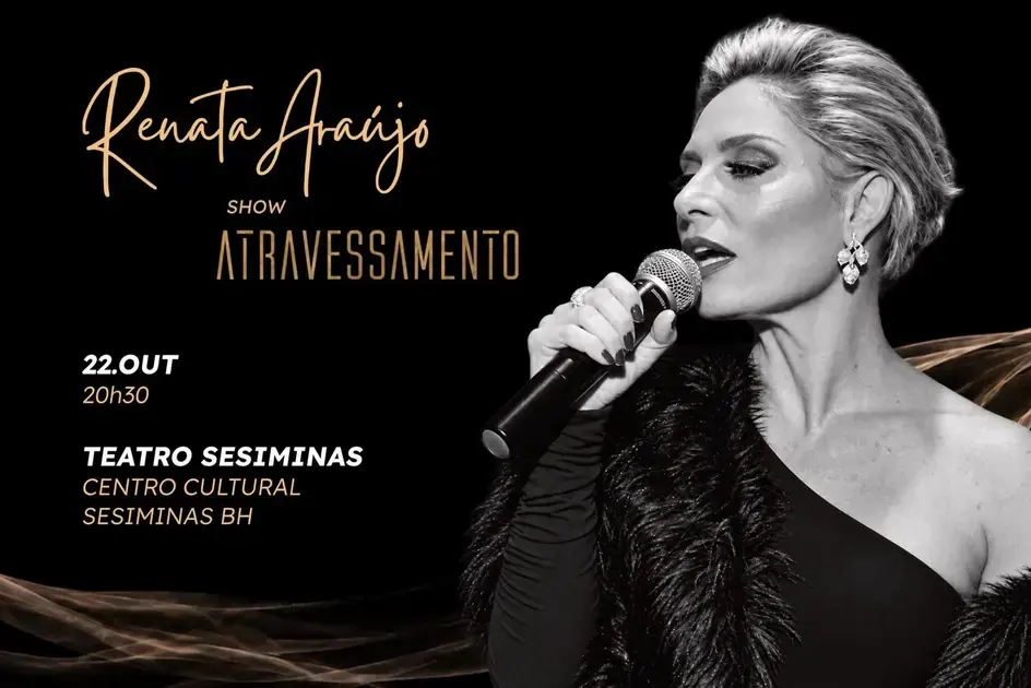 Renata Araújo apresenta espetáculo cultural "Atravessamento"